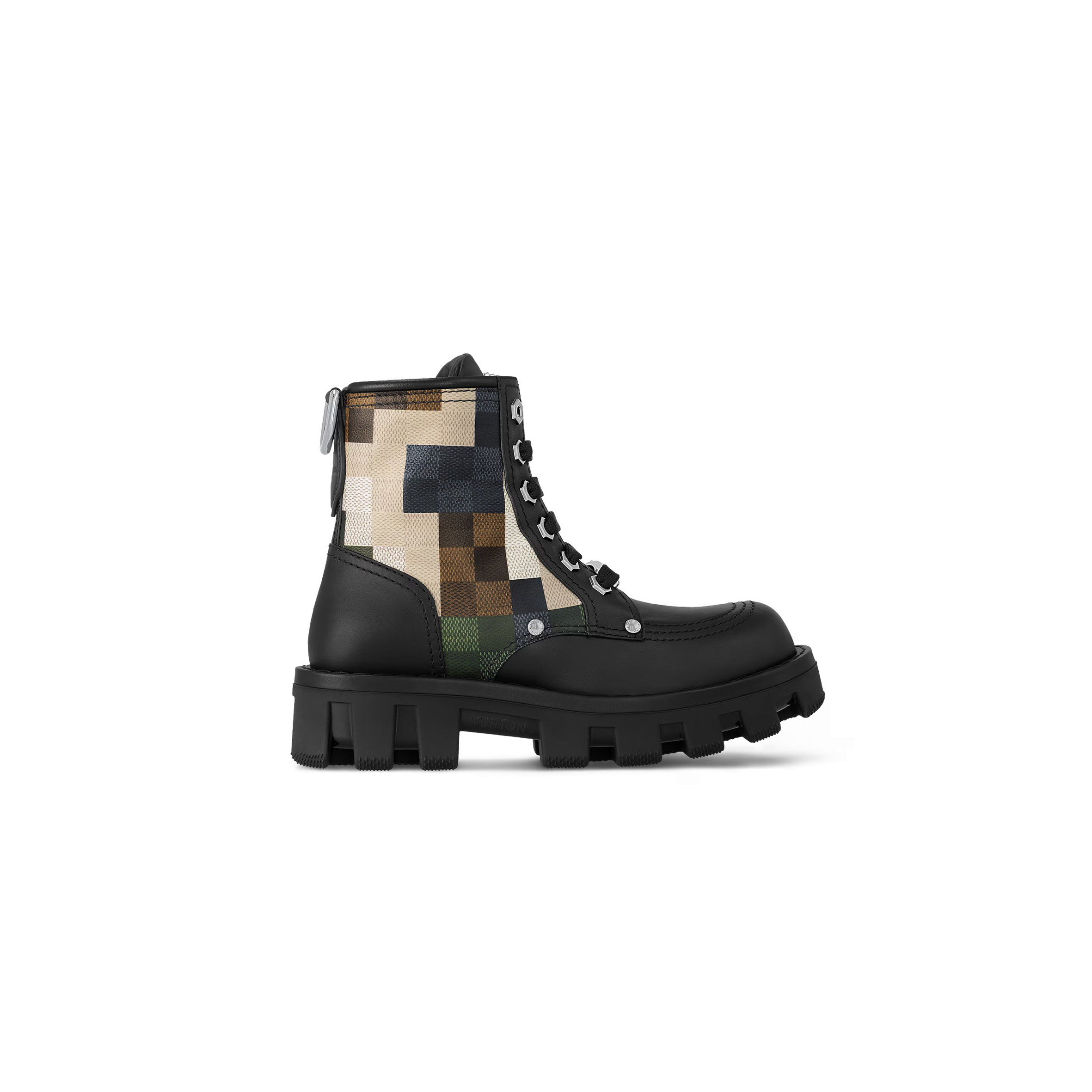 LOUIS VUITTON LV CHECKER COMBAT BOOT 1ACNEX